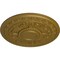 Ekena Millwork Tellson Ceiling Medallion (Fits Canopies up to 6 3/4"), Hand-Painted Gold, 30 5/8"OD x 2 1/2"P CM30TEGLS - alternate 5